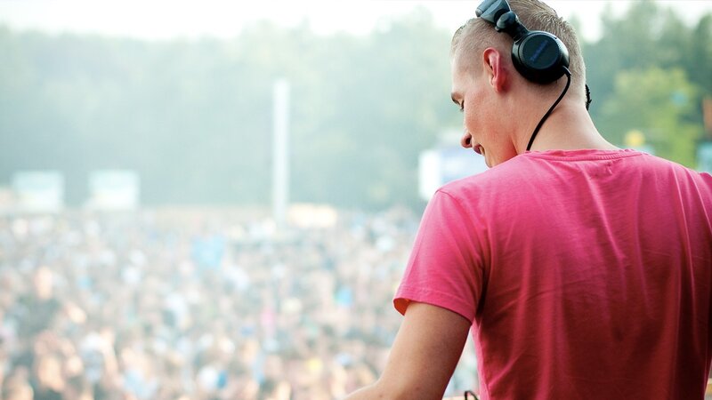 Dj at Music Festival