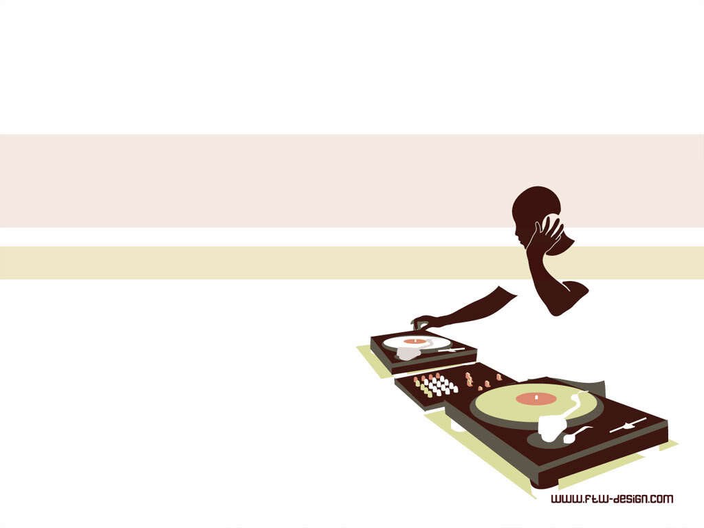 DJ at turntables