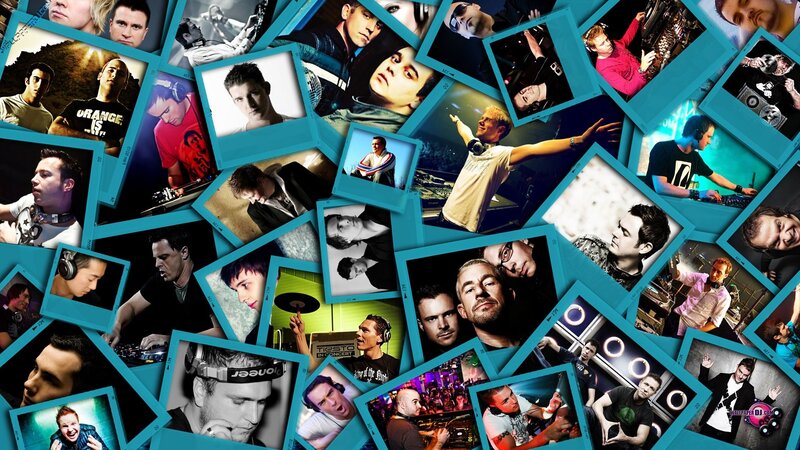 DJ collage wallpaper