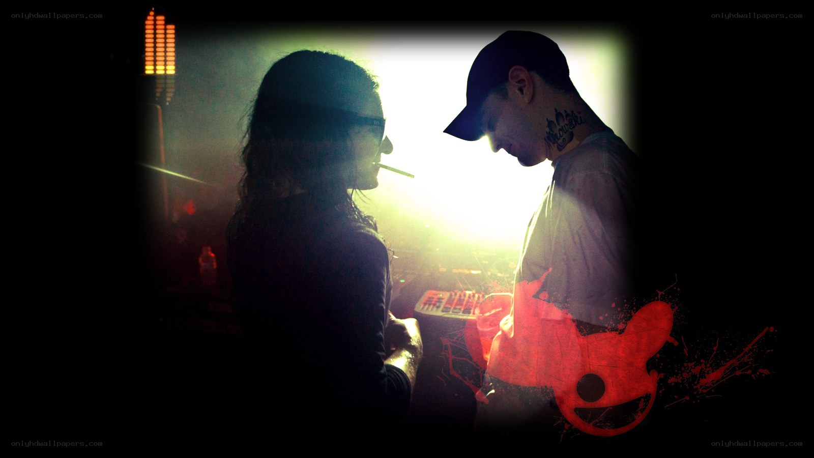 DJ duo in concert