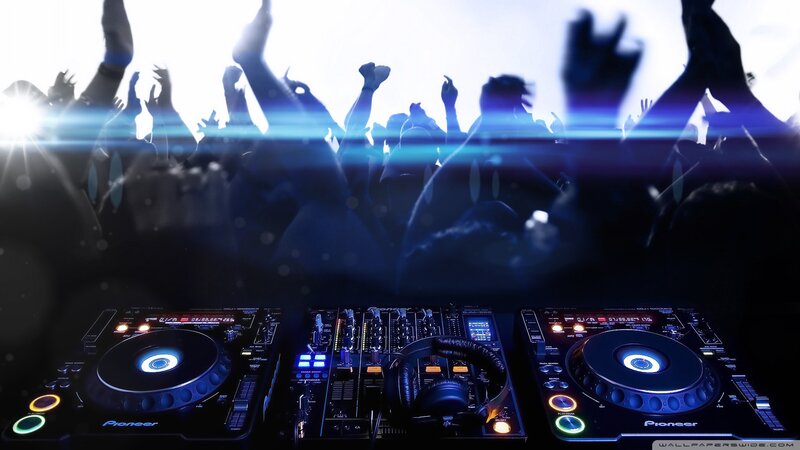 DJ Equipment at Concert