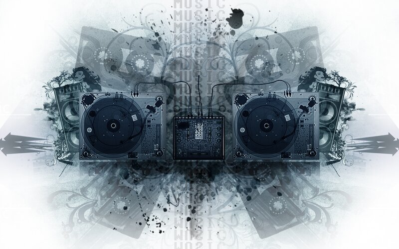 DJ equipment with artistic design