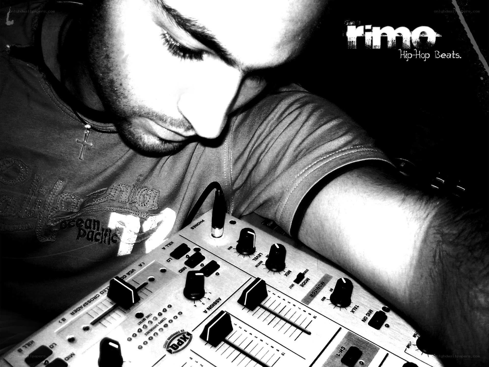 DJ mixing music