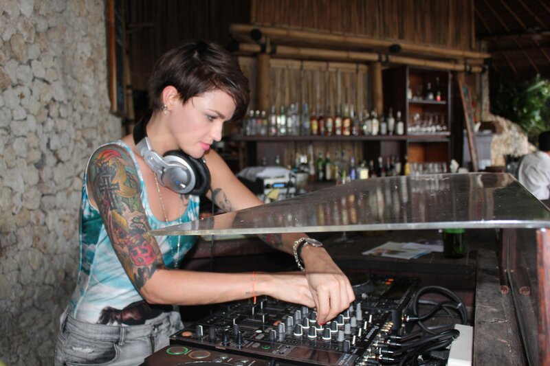 DJ performing at a bar