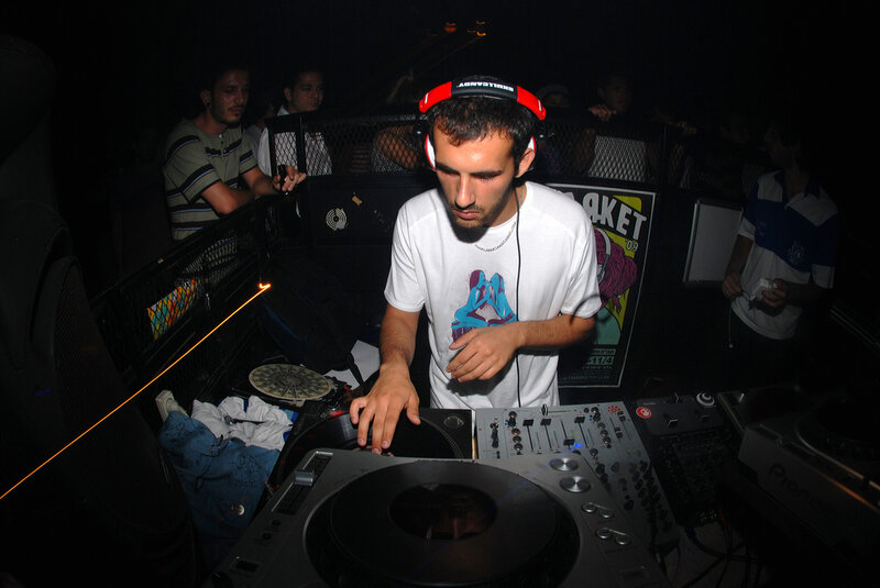 DJ performing at a club