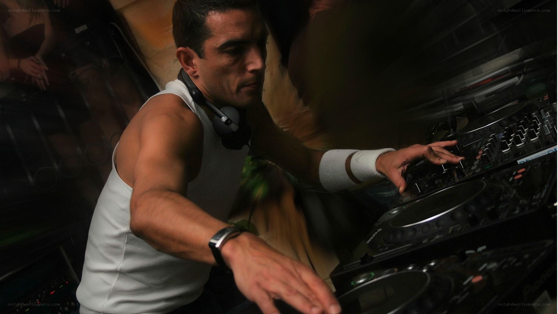 DJ performing at a club