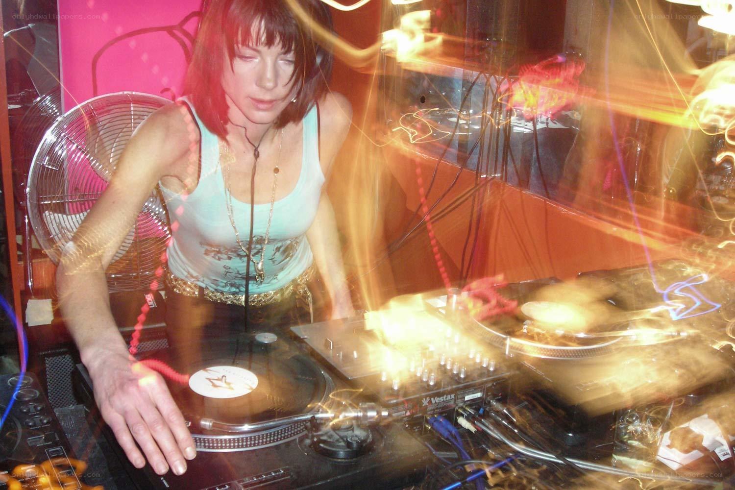 DJ performing at a club