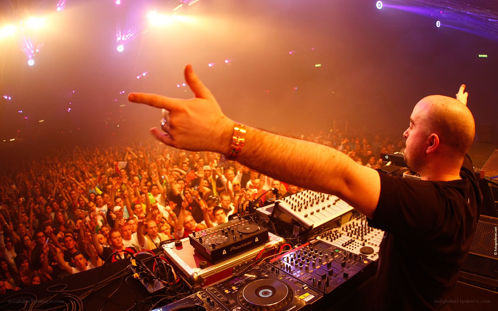 DJ performing at a concert