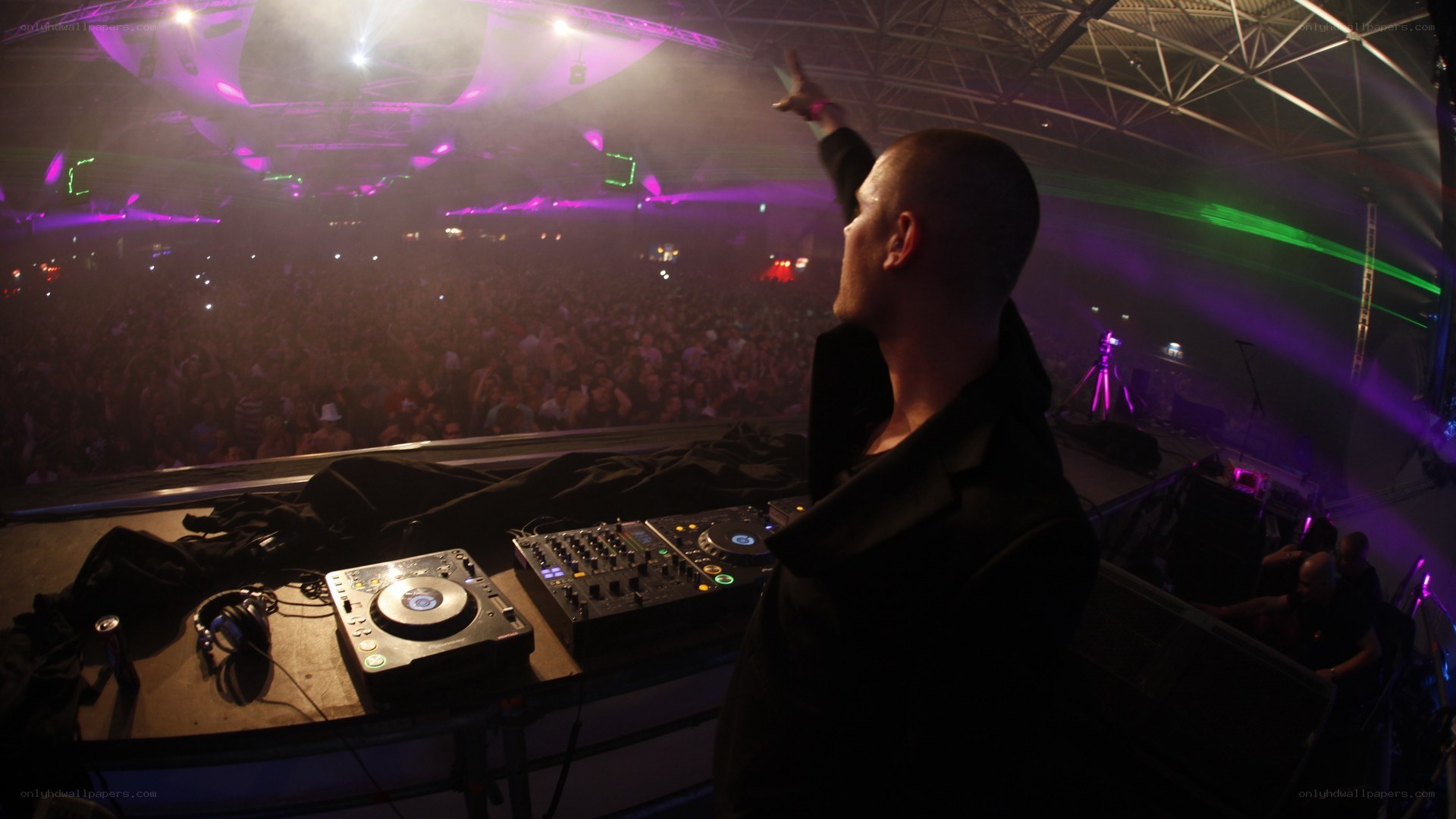 DJ performing at a concert