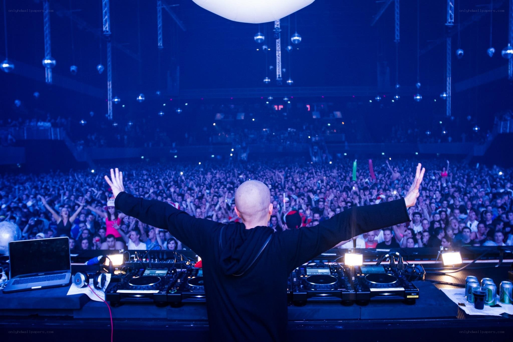DJ performing at a concert