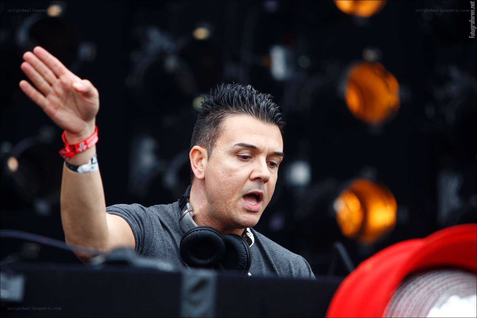 DJ performing at a concert