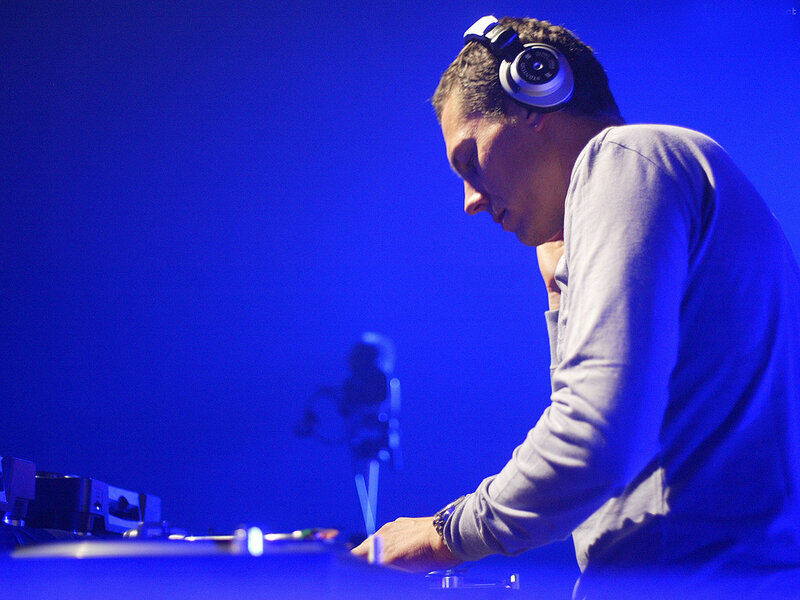 DJ performing at a concert