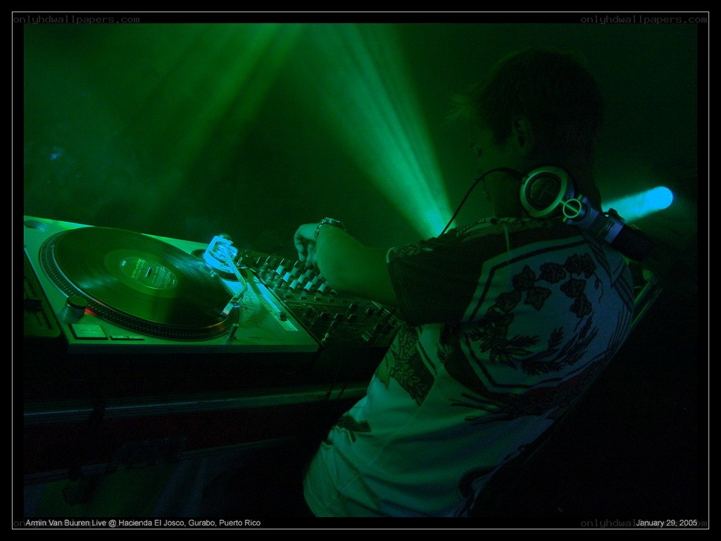 DJ performing at a live event