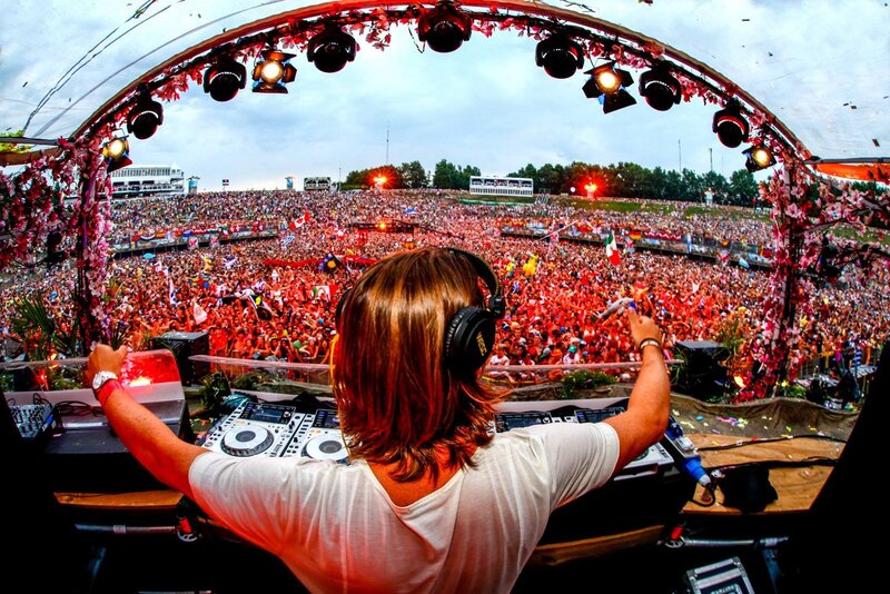 DJ performing at a music festival