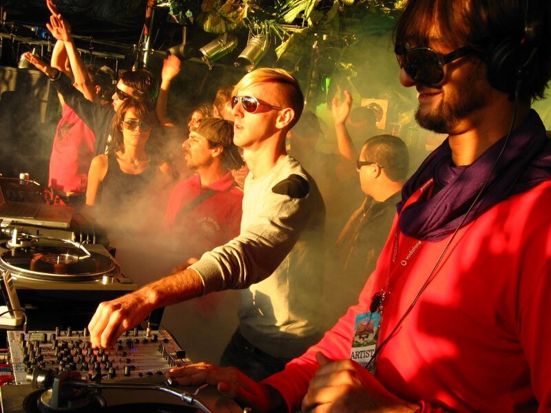 DJ performing at a music festival