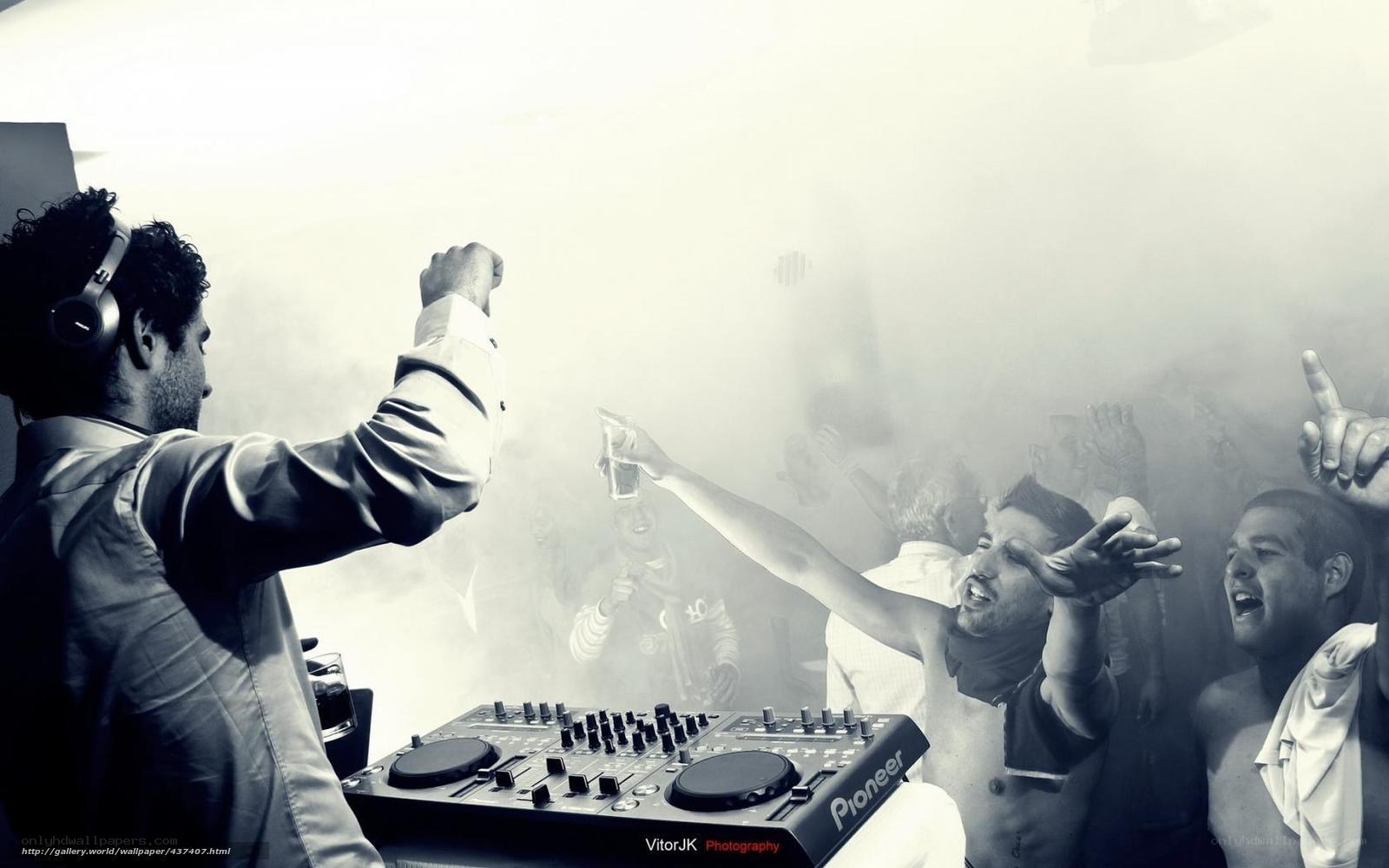 DJ performing at a party