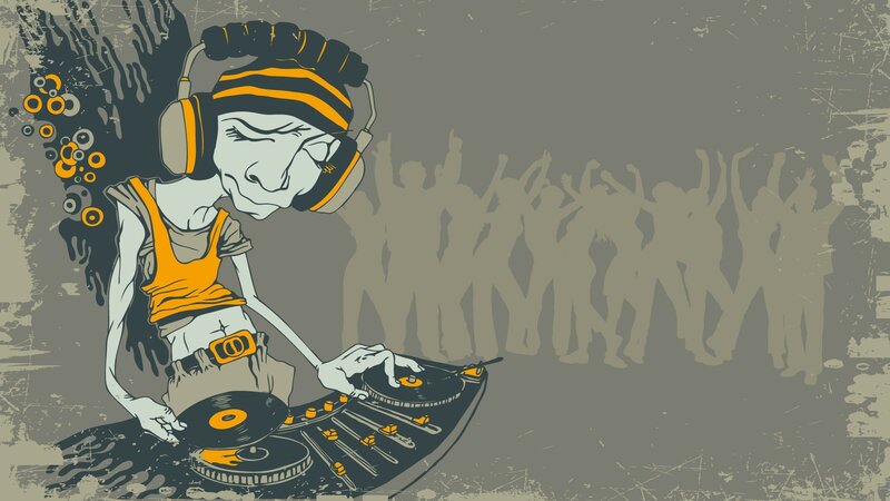 DJ performing at a party