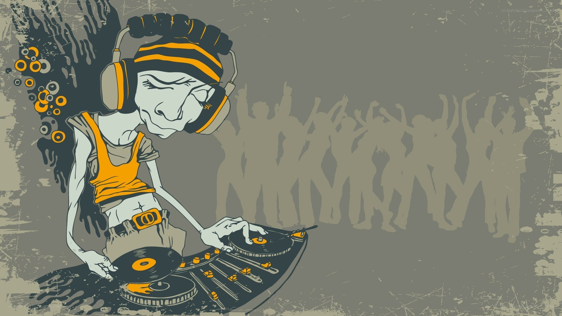 DJ performing at a party