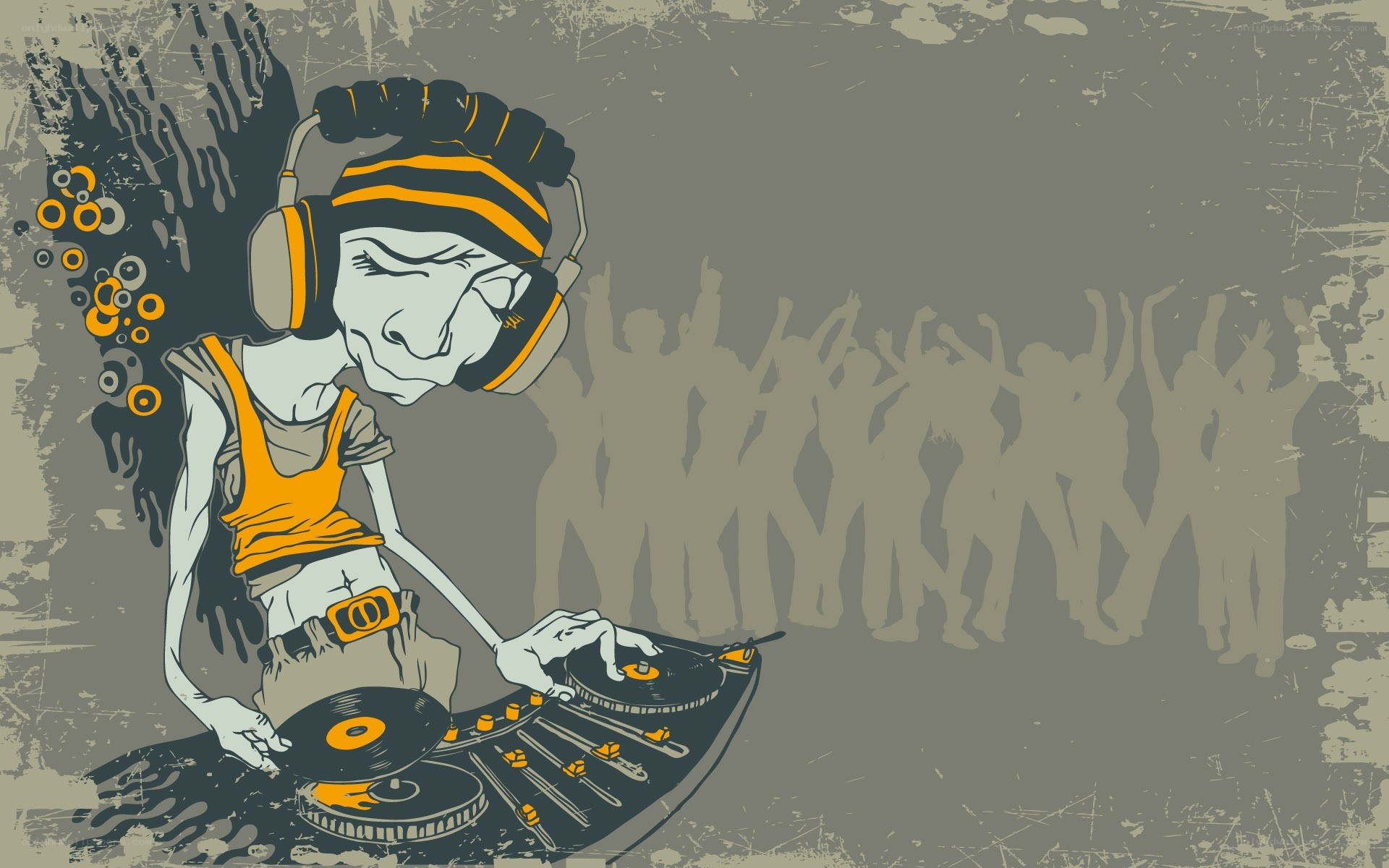 DJ performing at a party