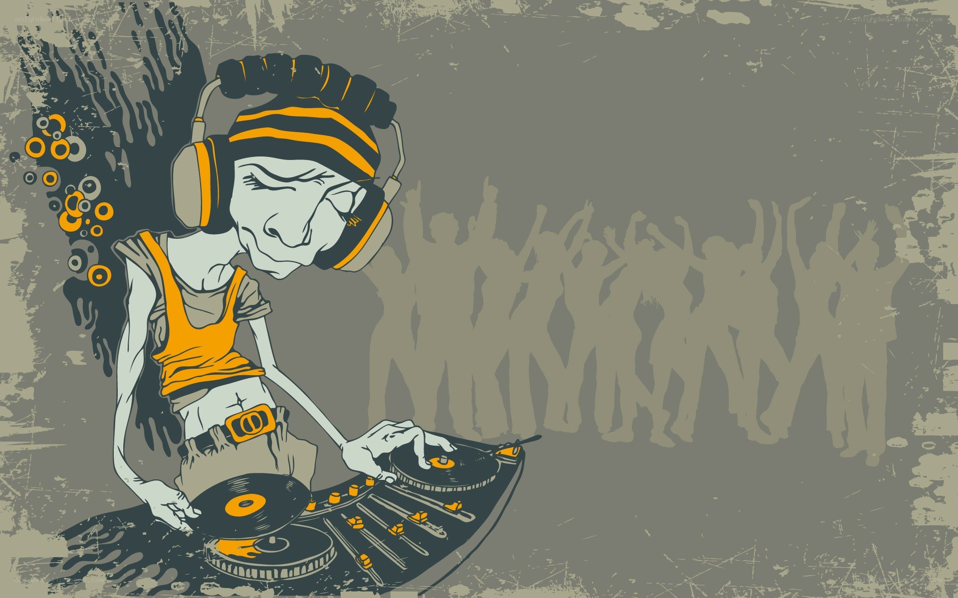 DJ performing at a party