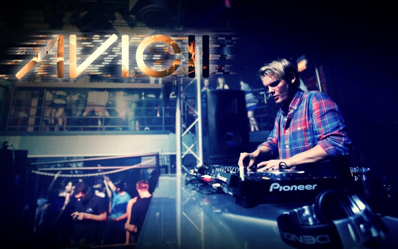 DJ Performing at Club — Blue