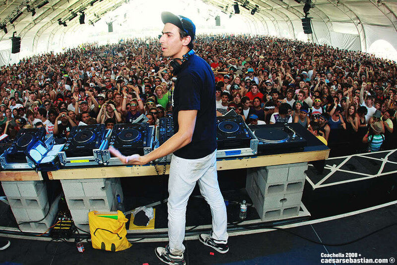 DJ performing at Coachella