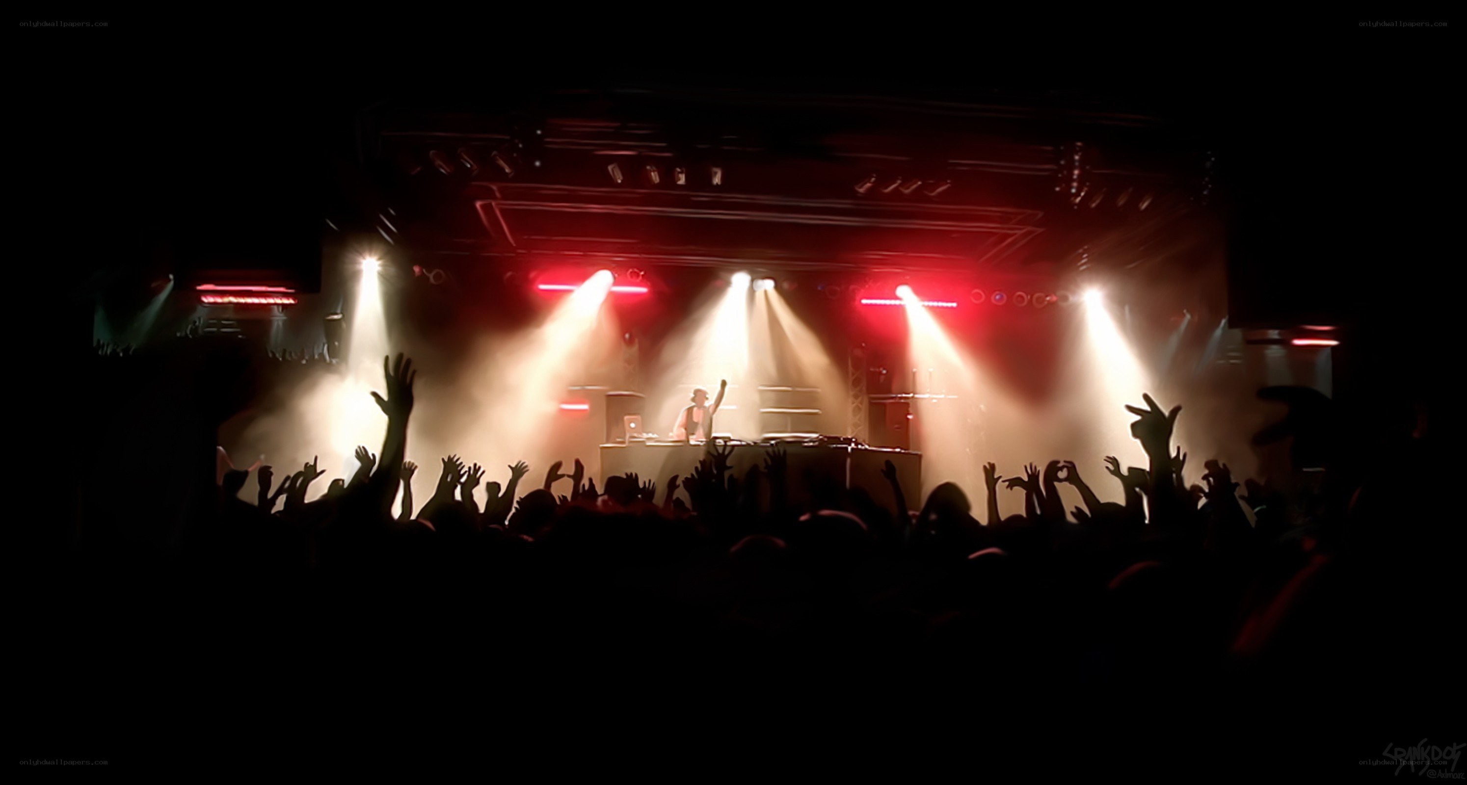 DJ performing at concert