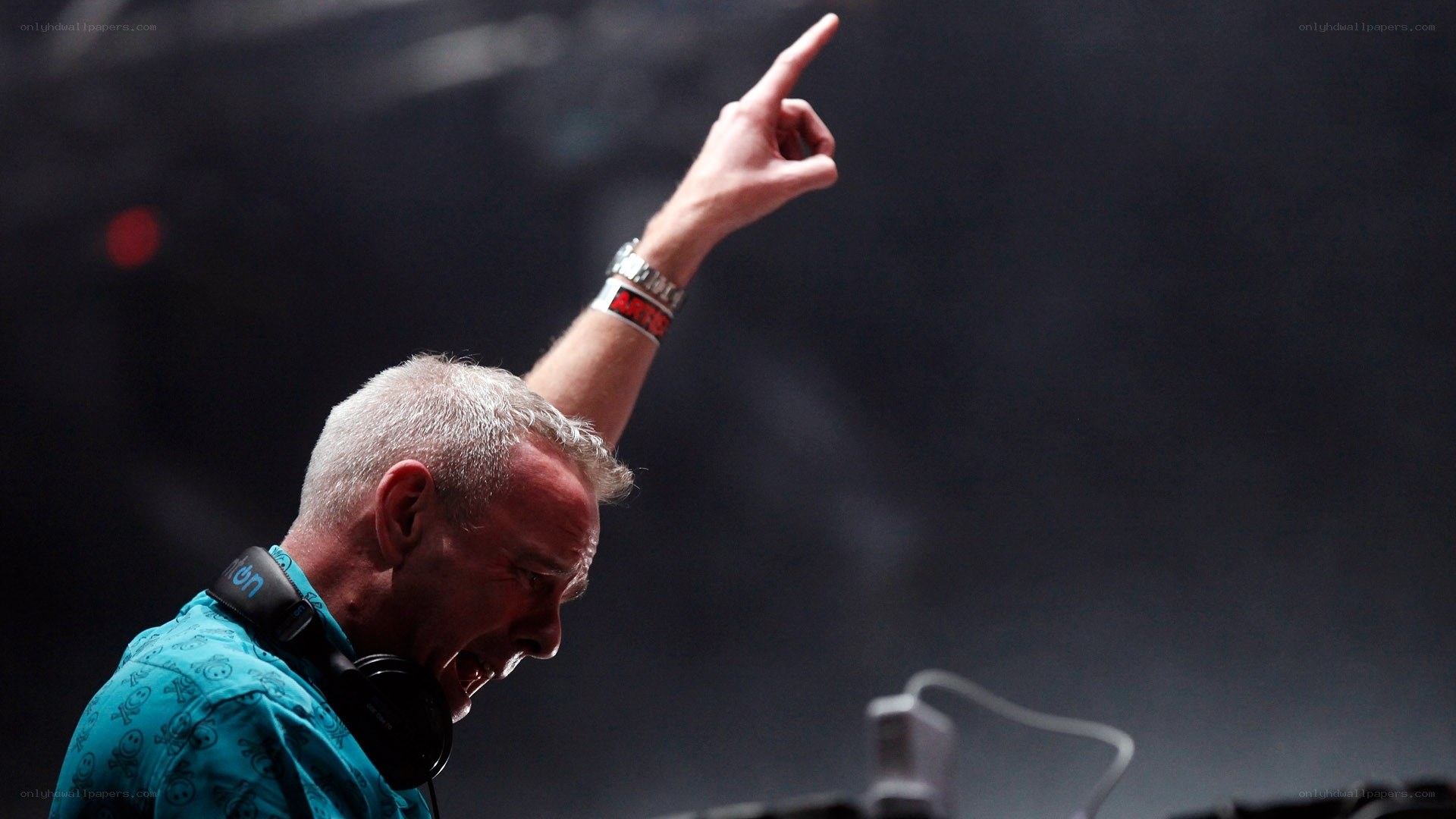 DJ performing at concert