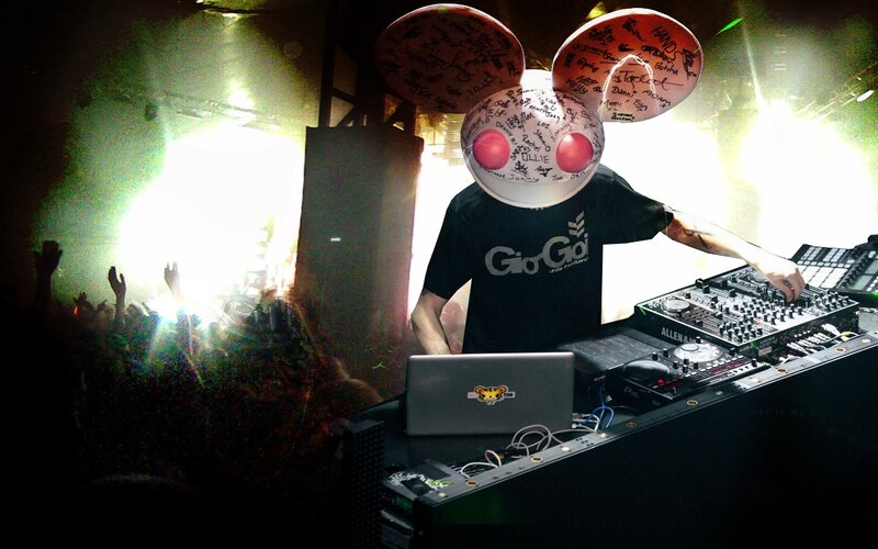 DJ performing at concert