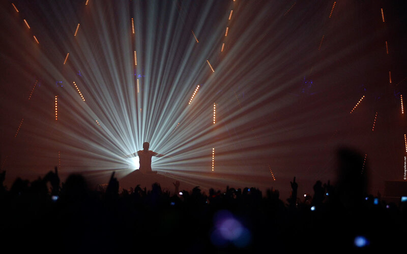 DJ performing at concert