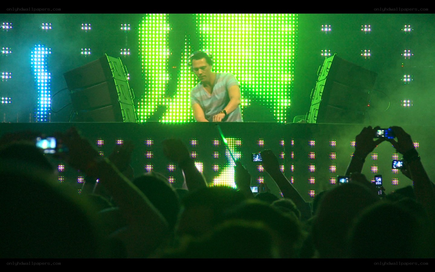 DJ performing at concert