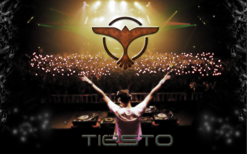 DJ Performing at Concert — Black, Energetic, Night