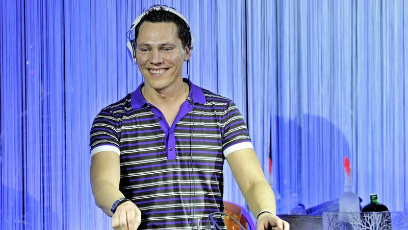 DJ performing at event