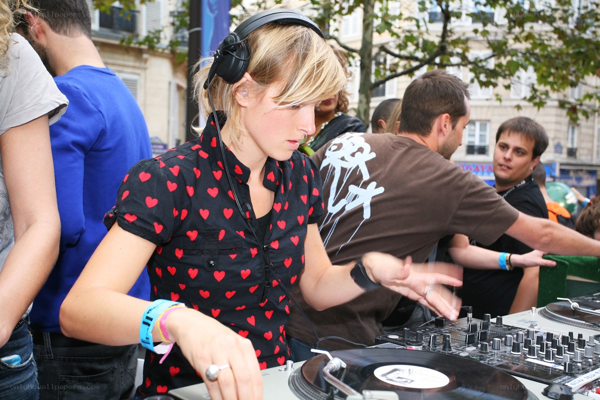 DJ performing at outdoor event