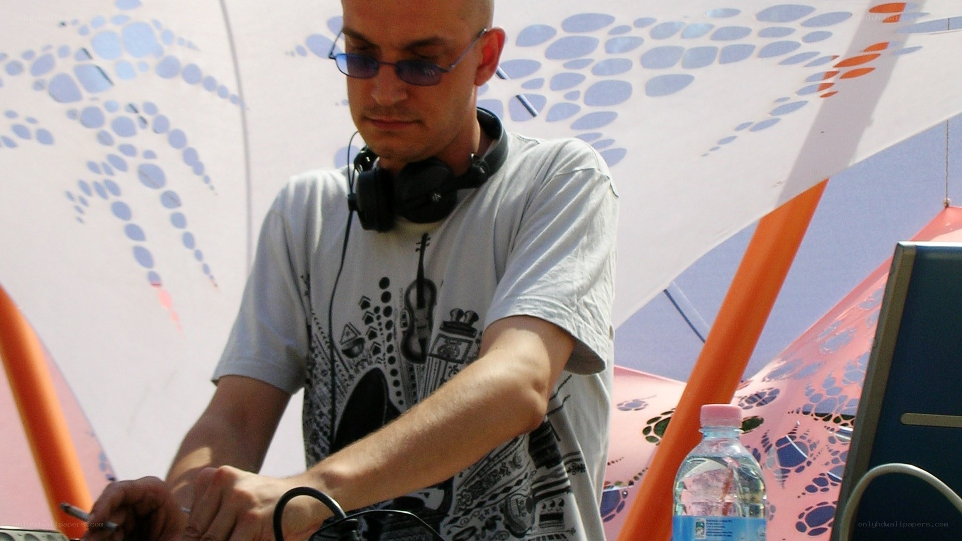 DJ performing at outdoor event