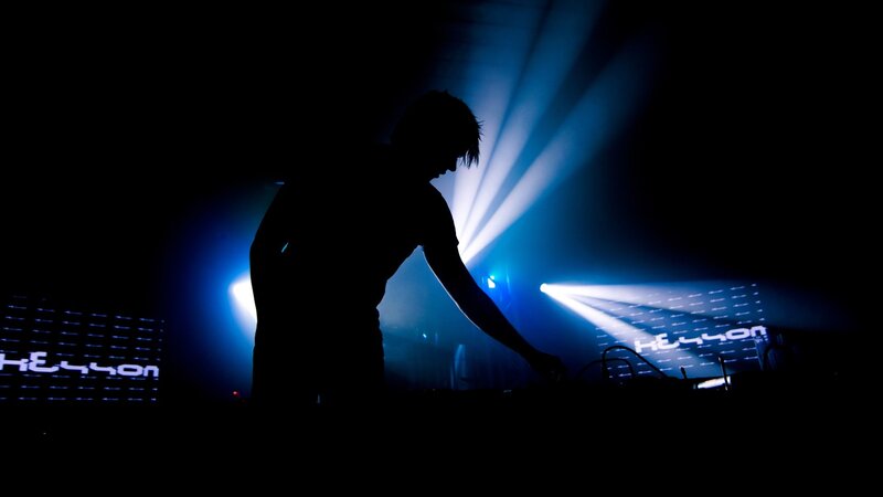 DJ performing on stage