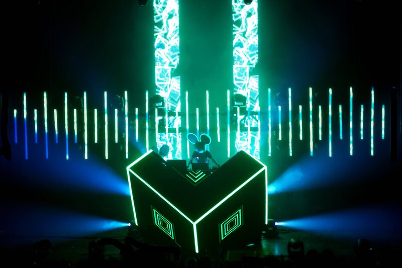 DJ performing on stage