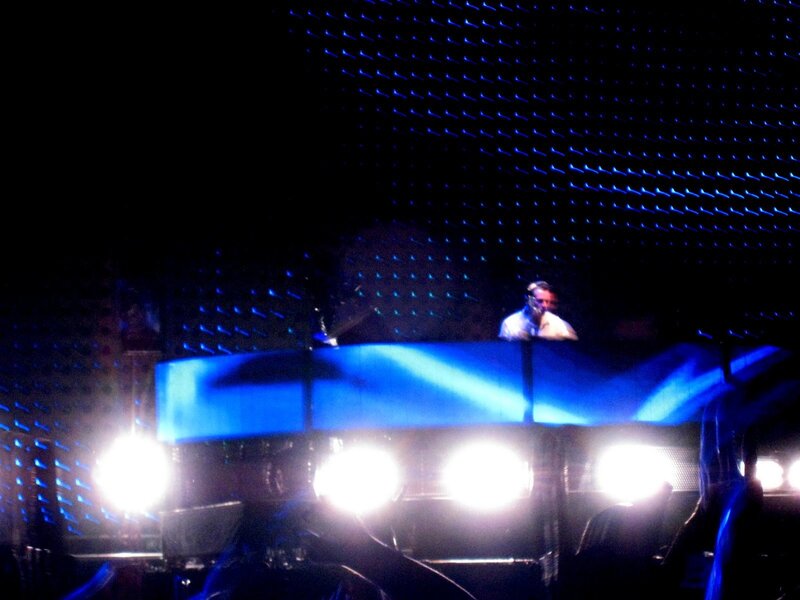DJ performing on stage
