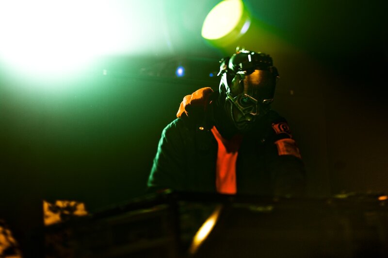 DJ performing on stage