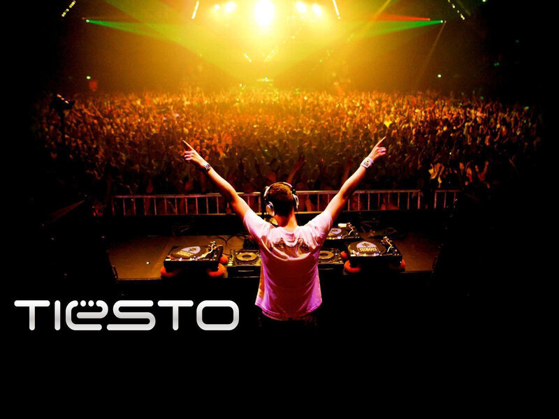 DJ Performing on Stage — Black, Energetic, Night