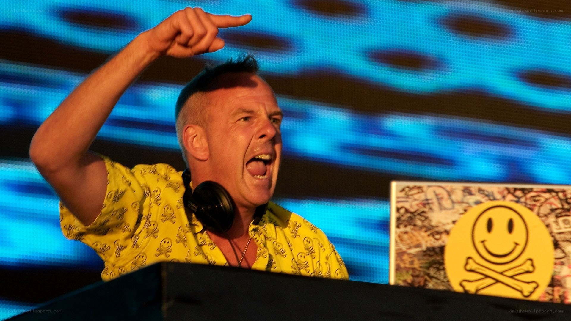 DJ performing on stage