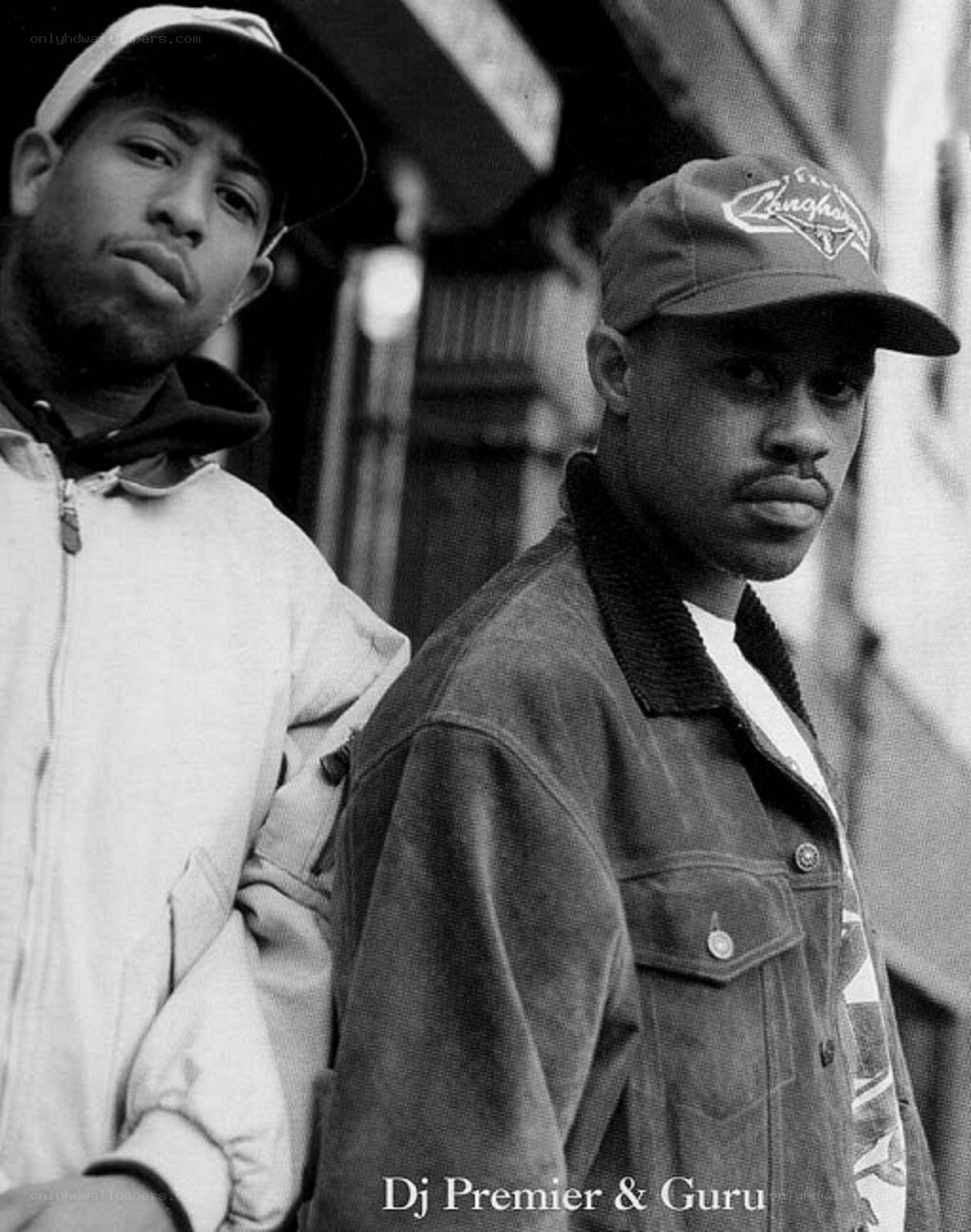 Dj Premier and Guru portrait