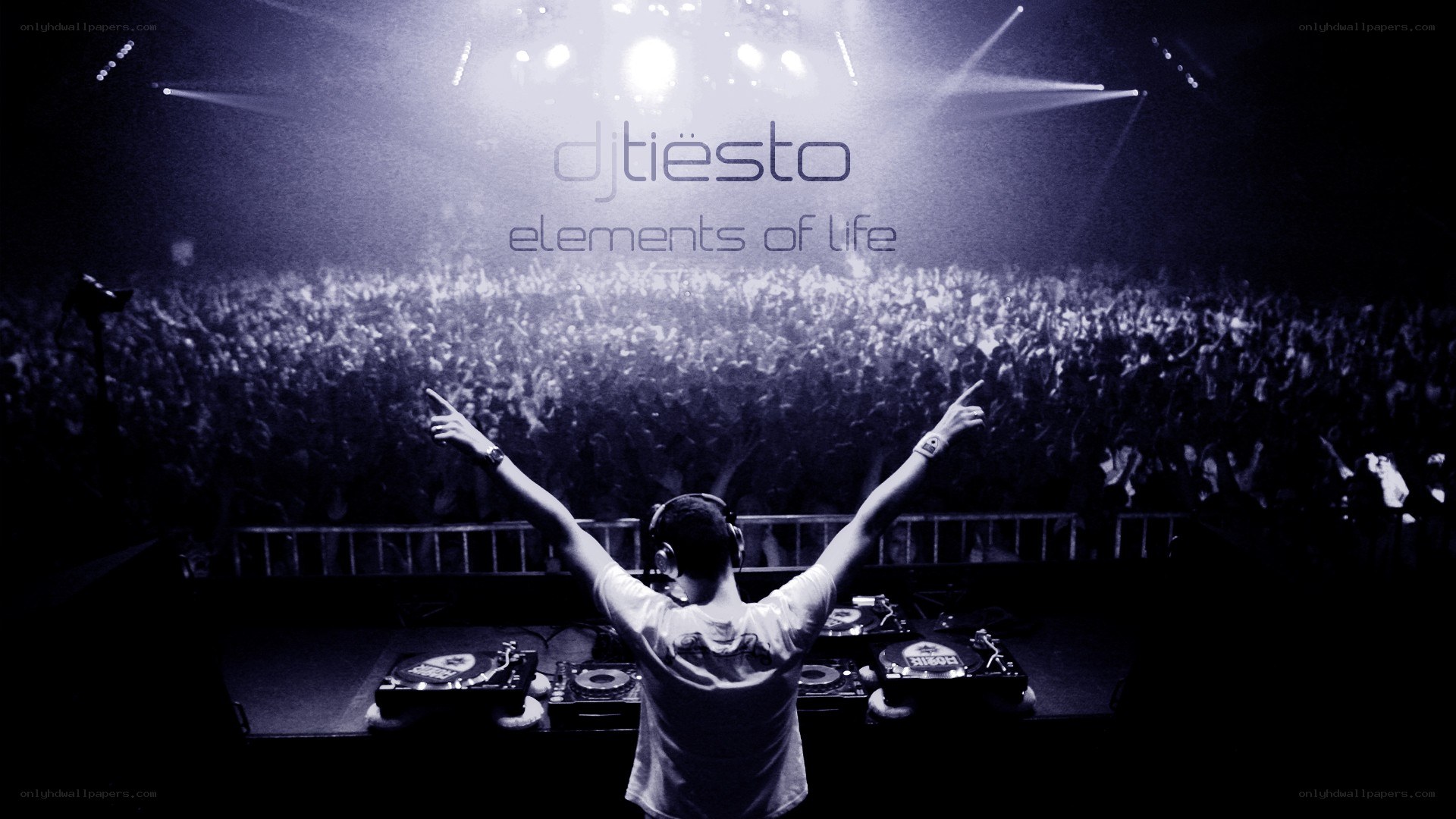 DJ Tiësto performing live