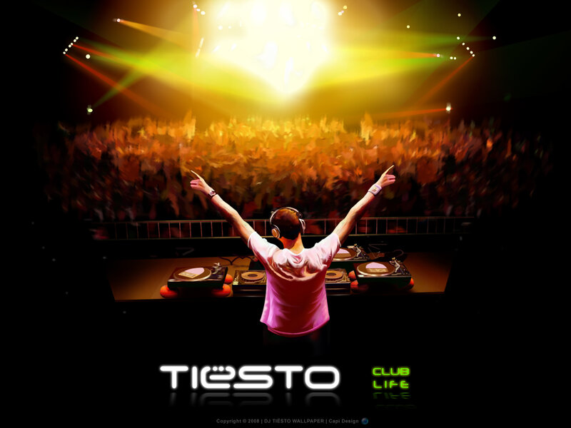 DJ Tiesto performing live