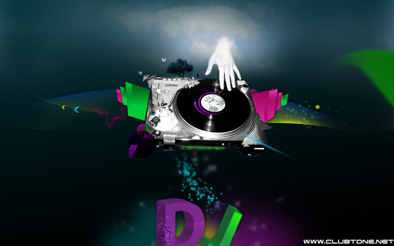 DJ Turntable with Hand