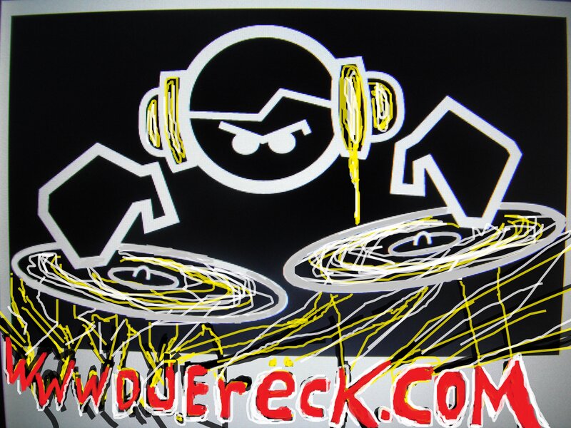 DJ with Headphones — Black