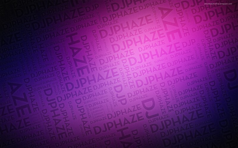 DJPHAZE text pattern wallpaper