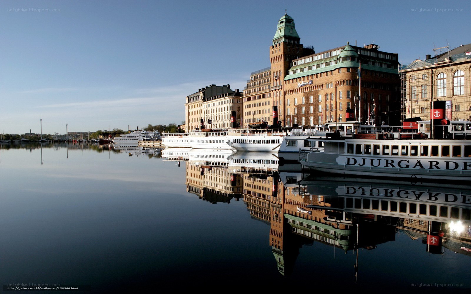 Djurgården waterfront scene