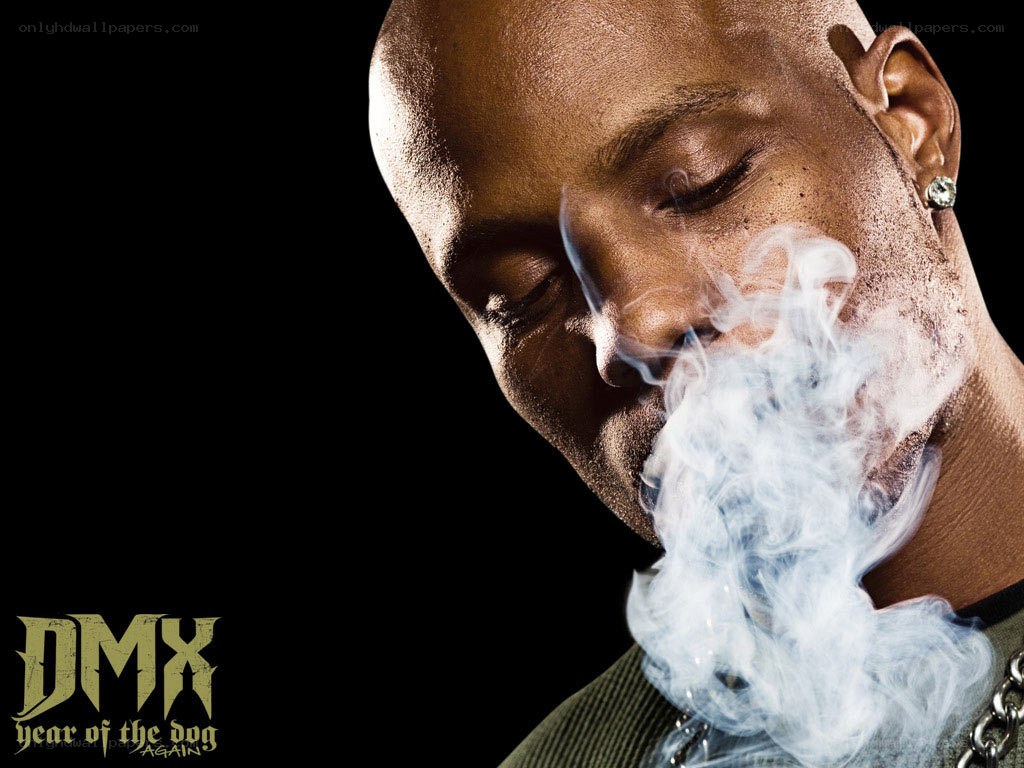 DMX smoking portrait