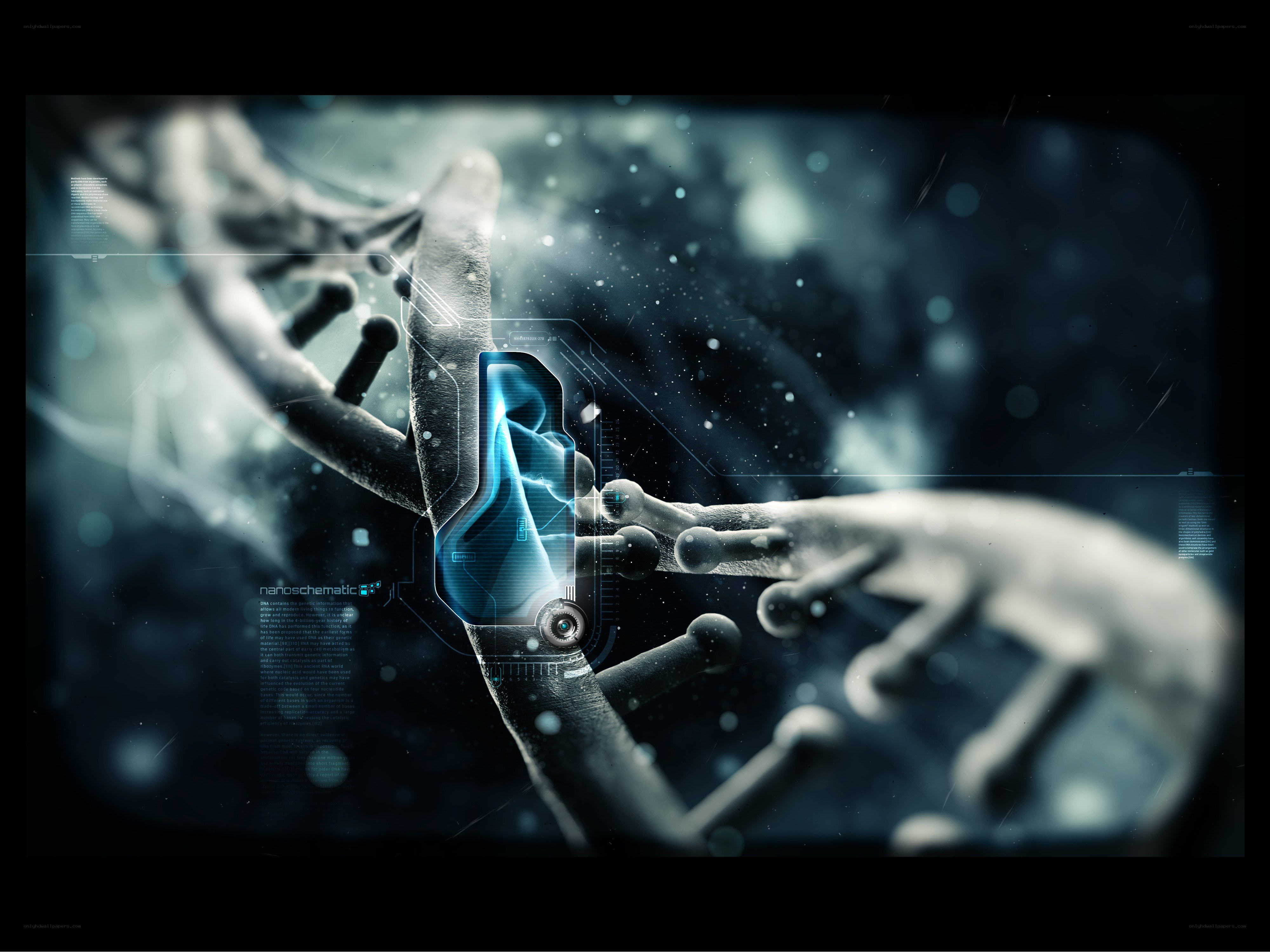 DNA and futuristic technology
